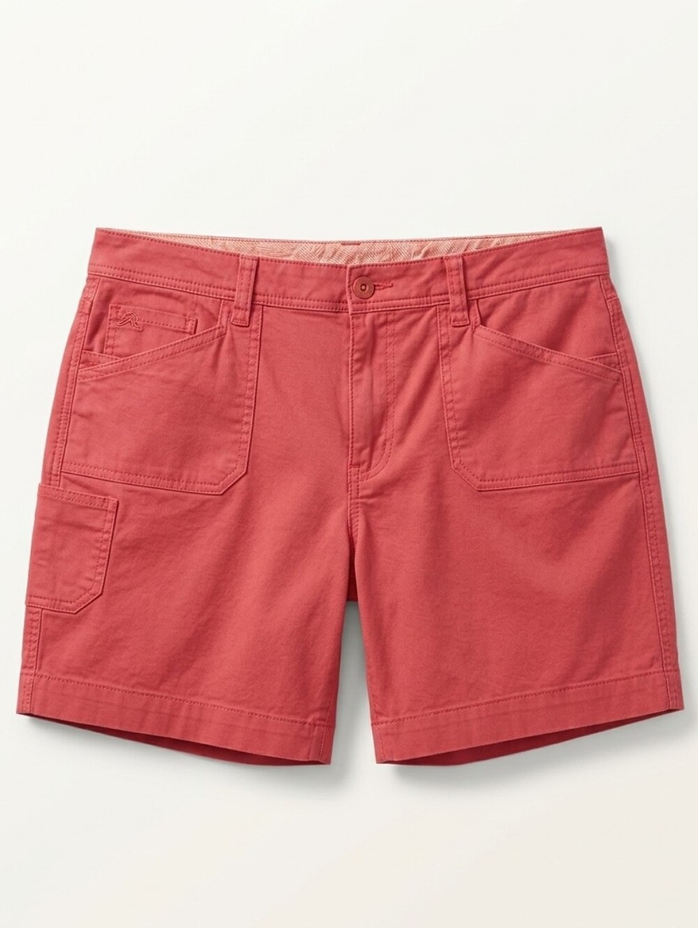 Gloria Vanderbilt Mid-Rise Utility Porkchop Pocket Twill Shorts - Size 12